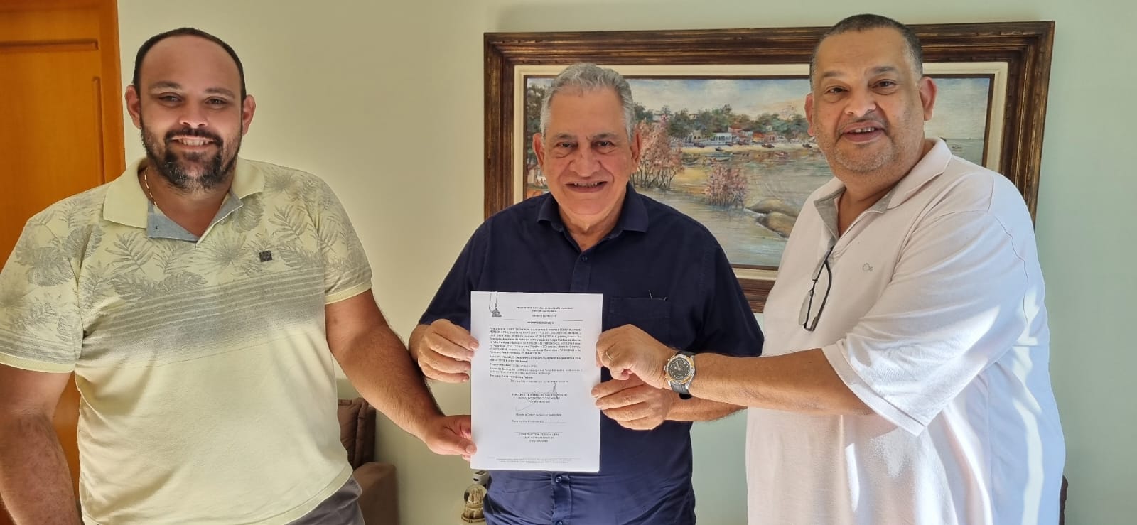 Assinada ordem de serviço para reconstrução da praça do distrito de Paulista