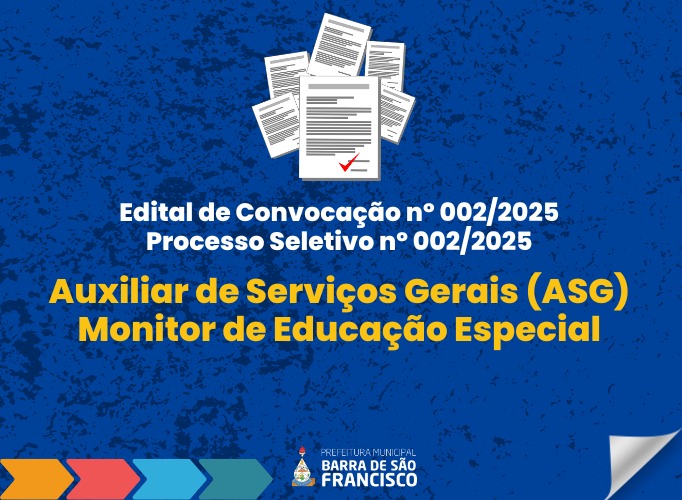 Imagem da notícia: ATENÇÃO PROFESSORES: EDITAL DE CONVOCAÇÃO Nº 002/2025