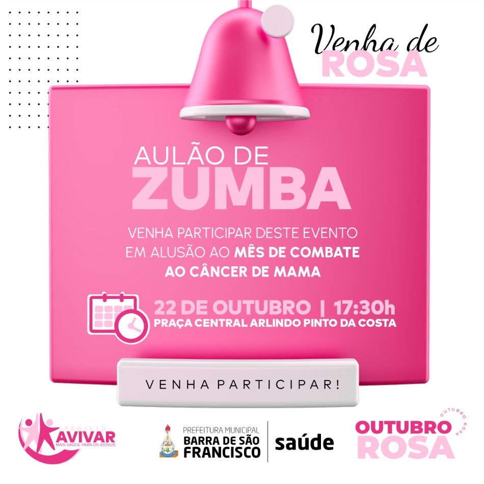 Ainda há vagas: venha participar das aulas de Zumba