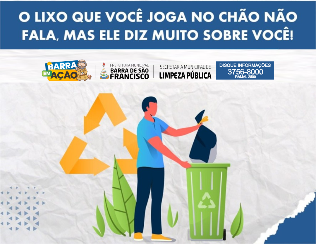 Prefeitura Municipal de Osório - Jogue Limpo promove a conscientização  Programa não recolhe o lixo e sim incentiva o descarte correto O Programa Jogue  Limpo é resultado de uma iniciativa da primeira-dama