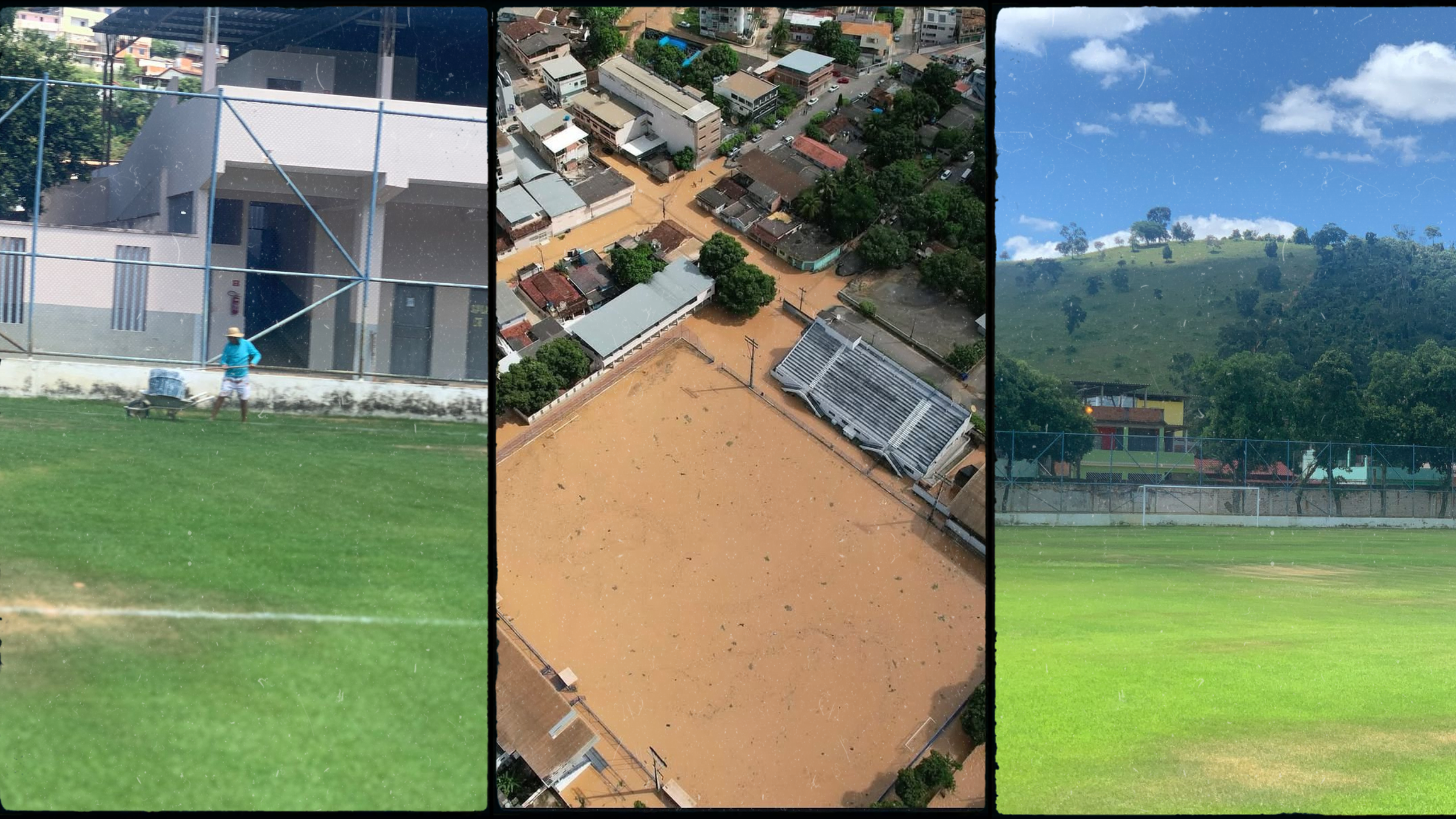 Prefeitura acelera recuperação do Estádio Municipal após enchente para garantir segurança e uso escolar